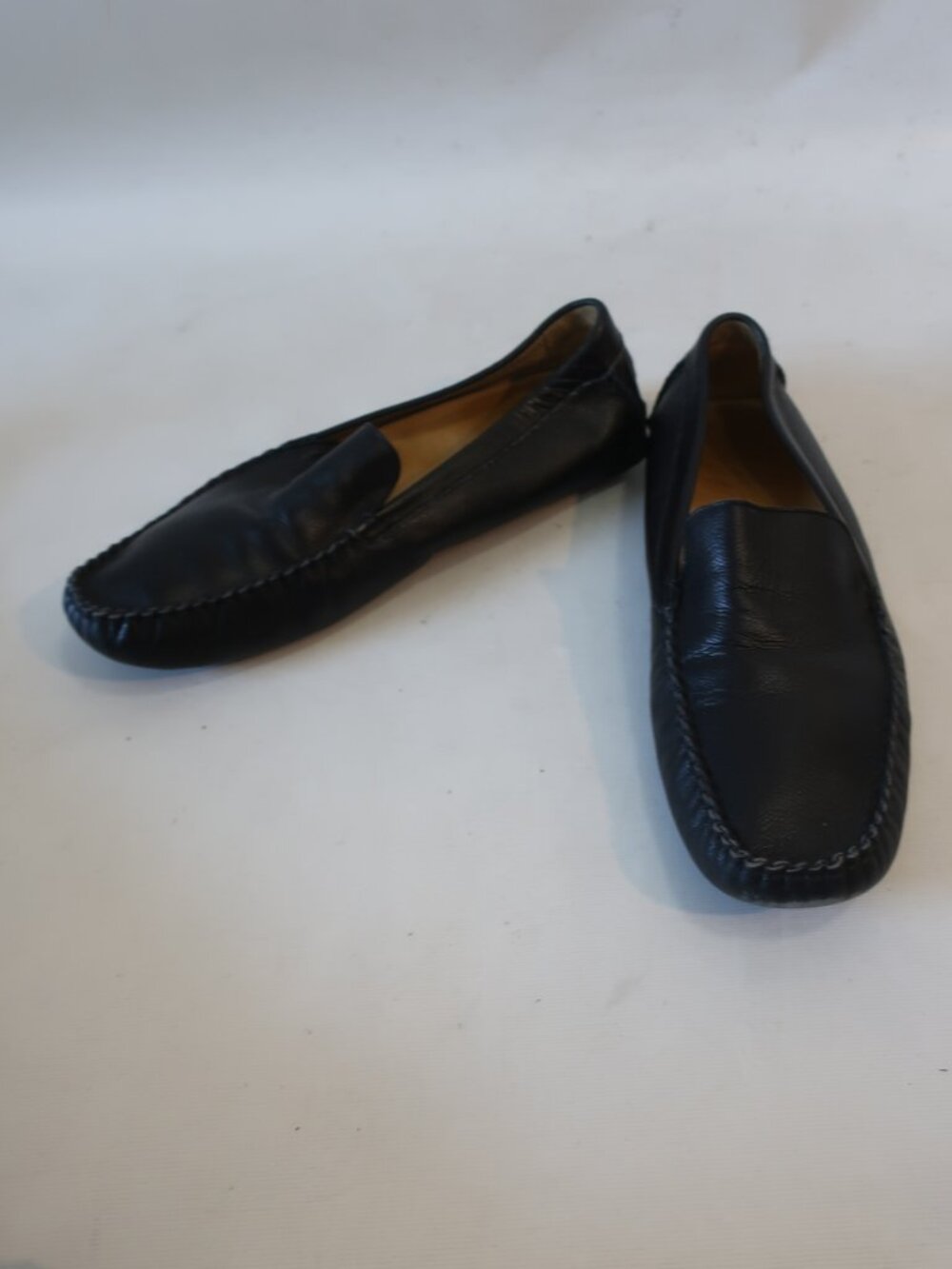 Mens Cole Haan Black Leather Loafers 11M - Picture 4 of 10